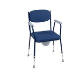 Upholstered toilet seat Blue TIM