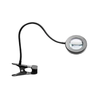 Magnifying lamp Snake LED black