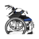 Foldable comfort wheelchair with aluminum frame – Suitable for indoors and outdoors