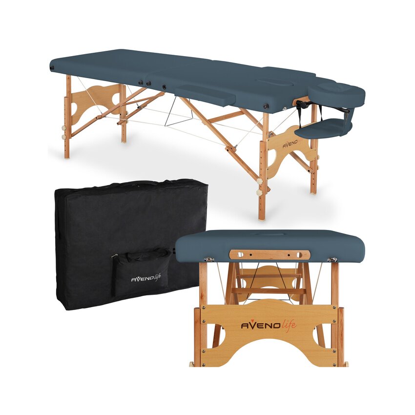 Massage table portable Aura Matt Touch K102 Blue