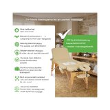 Portable massage table Bianca - Beige