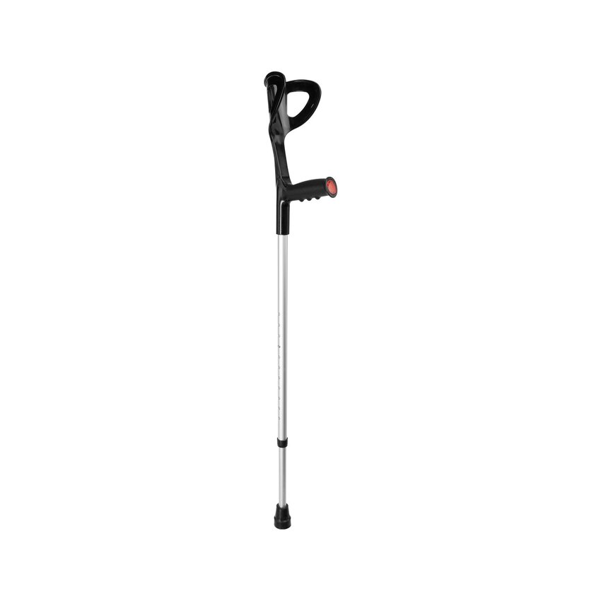 Forearm crutch light - black silver