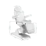 Electric treatment chair 870s 3 motors white