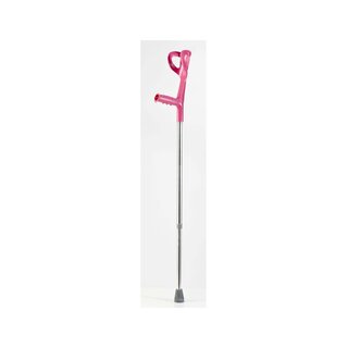 Forearm crutch light - pink silver