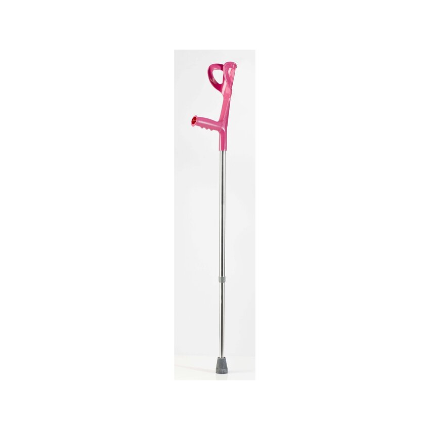 Forearm crutch light - pink silver