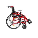 Lightweight wheelchair with aluminum frame - Only 13.7 kg - Foldable