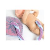Foster doll with placenta and umbilical cord. Corresponds in size to a newborn