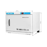 Towel warmer with UV sterilizer 16 liters White