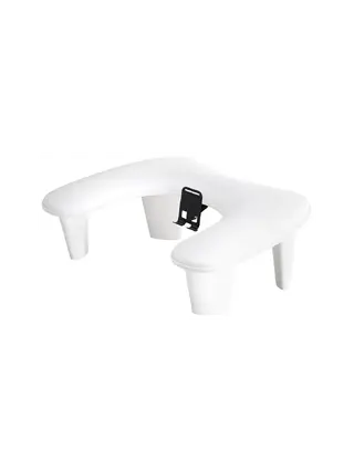 MOMO Croissant manicure stand with mobile phone holder white