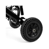 Wheelchair transport foldable with handle