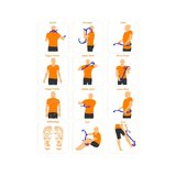 Hook for back massage