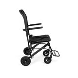Wheelchair transport foldable with handle