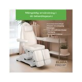 Cosmetic treatment chair, electric Elara PRO 6P - white