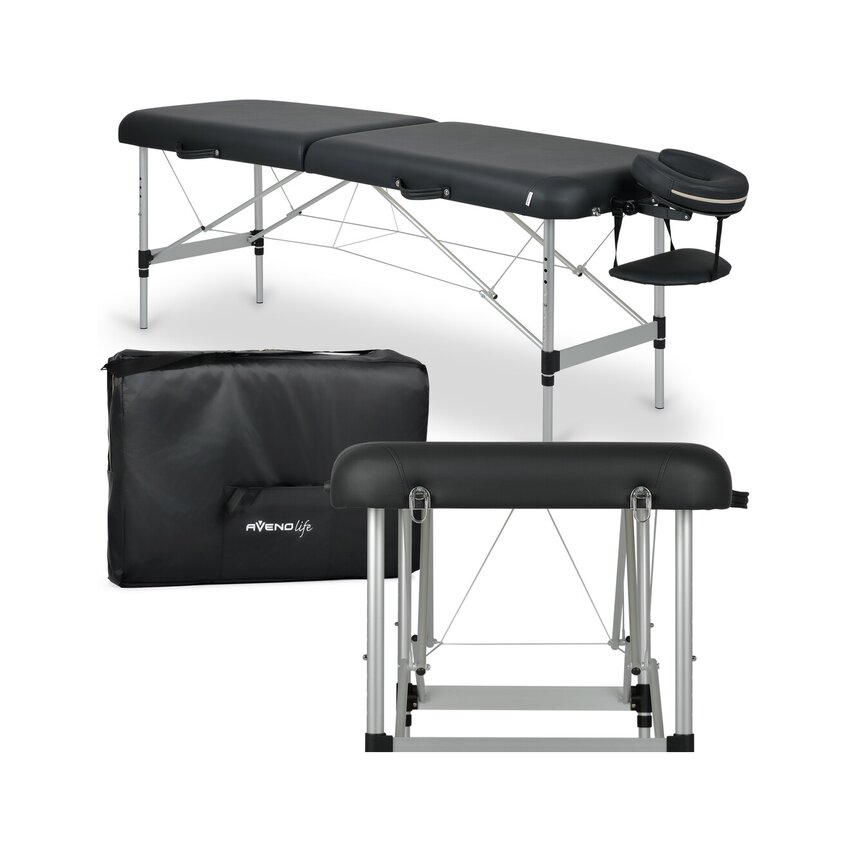 Portable massage table exclusive Estetic Black Comfy Base K515