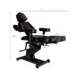 Electric tattoo chair pro ink 606 black