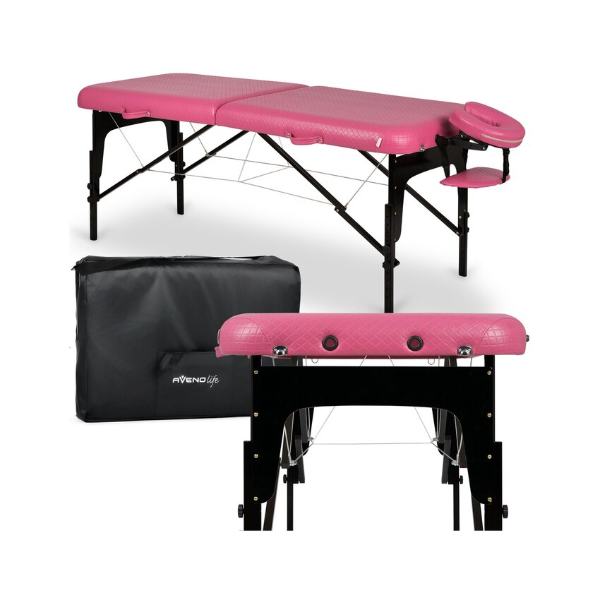 Portable massage table exclusive Estetic Rosa