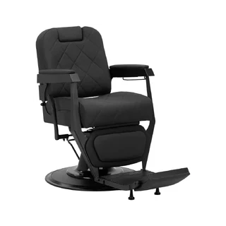 Gabbiano barber chair Bruno with black frame Black