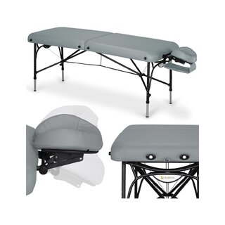 Massage table Smart Alu 70 Vinyl Flex K015 Grey