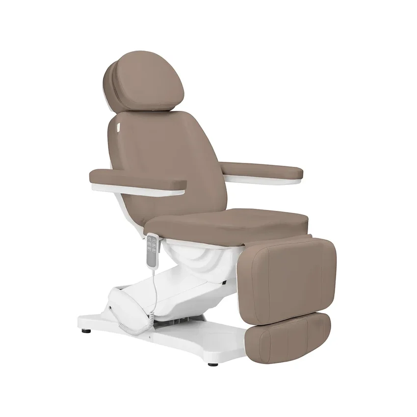 Electric treatment chair SILLON CLASSIC 3 motors - brown