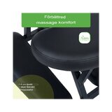 Energy massage chair - black