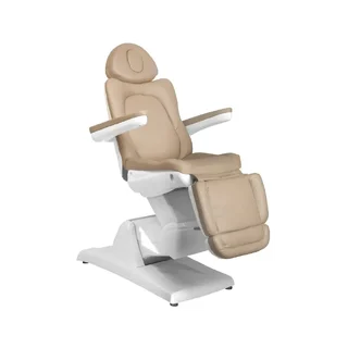 Electric treatment chair azzurro 870 3 strong cappuccino