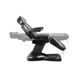 Electric treatment chair lux black