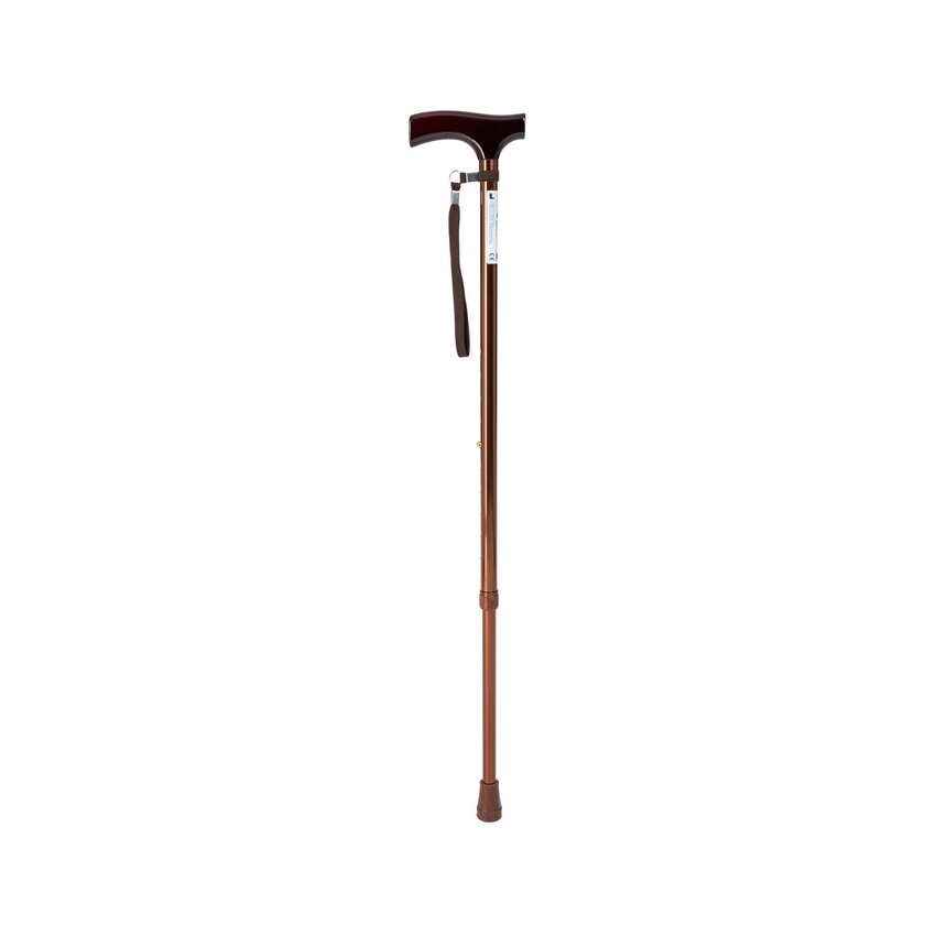 Adjustable aluminum cane