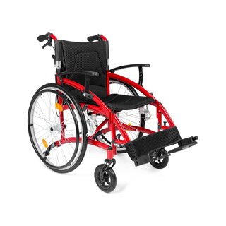 Lightweight wheelchair with aluminum frame - Only 13.7 kg - Foldable