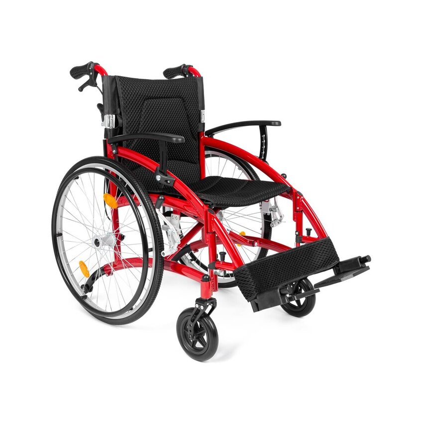 Lightweight wheelchair with aluminum frame - Only 13.7 kg - Foldable