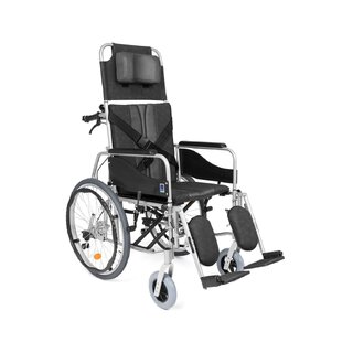 Wheelchair reclining in aluminum