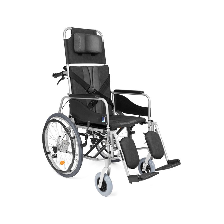 Wheelchair reclining in aluminum