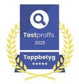 Top rating from Testproffs 2025