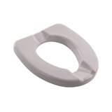 Soft cushion for raised toilet seat