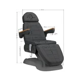 Electric treatment chair SILLON Lux 273b 3 motors grey