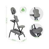 Energy massage chair - gray