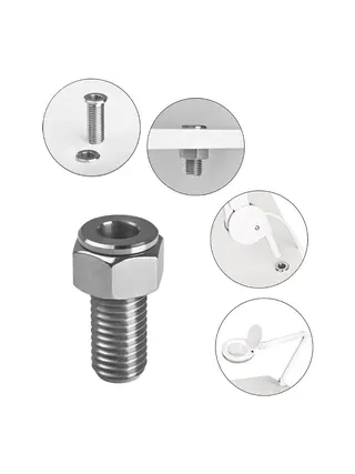 Stainless steel magnifying glass holder