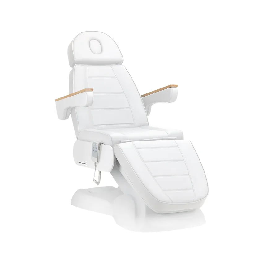 Electric treatment chair SILLON Lux 273b 3 motors white