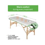 Electric heating blanket for massage table 75x180cm