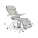 Azzurro 891 electric beauty chair - gray