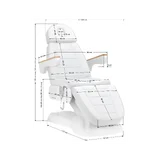 Electric treatment chair SILLON Lux 273b 3 motors white