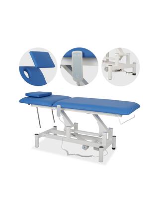 Optima electric treatment table - Blue