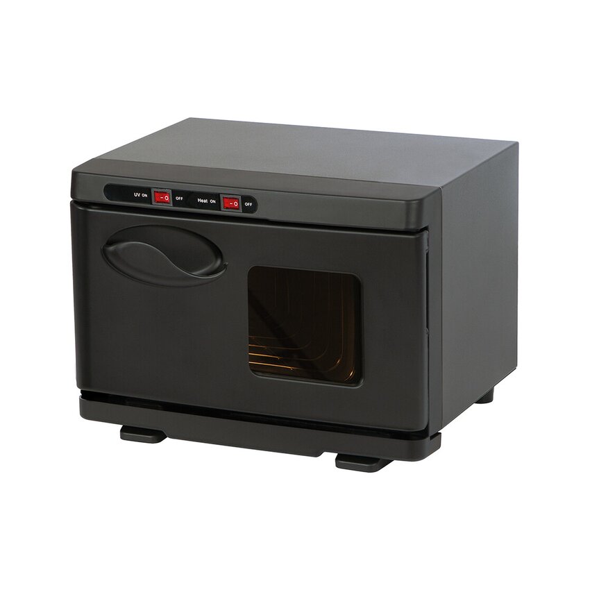 Ultraviolet sterilizer with ozone and heater for small instruments