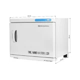 Towel dryer with UV-C 23l sterilizer white