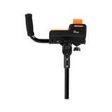 Elbow crutch with fold-up forearm support