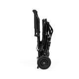 Wheelchair transport foldable with handle