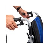 Foldable comfort wheelchair with aluminum frame – Suitable for indoors and outdoors