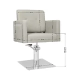 Gabbiano Barber Chair Bergamo Grey