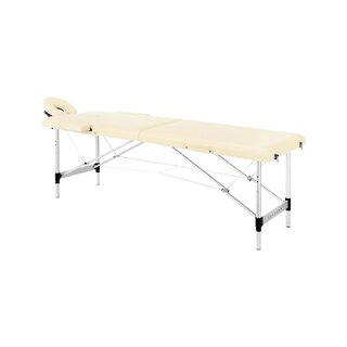 Foldable massage table Balance aluminum 2-piece cream