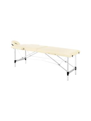 Foldable massage table Balance aluminum 2-piece cream