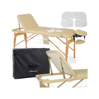 Portable massage table Bianca - Beige